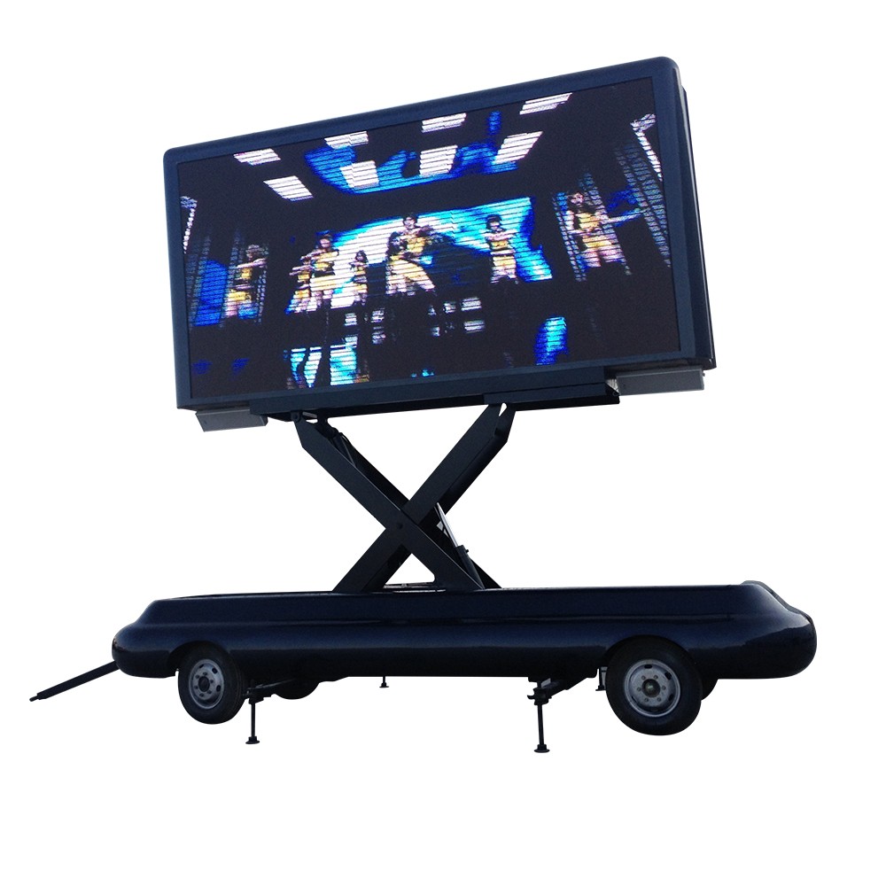 Trailer màn hình Led đầy đủ màu ngoài trời