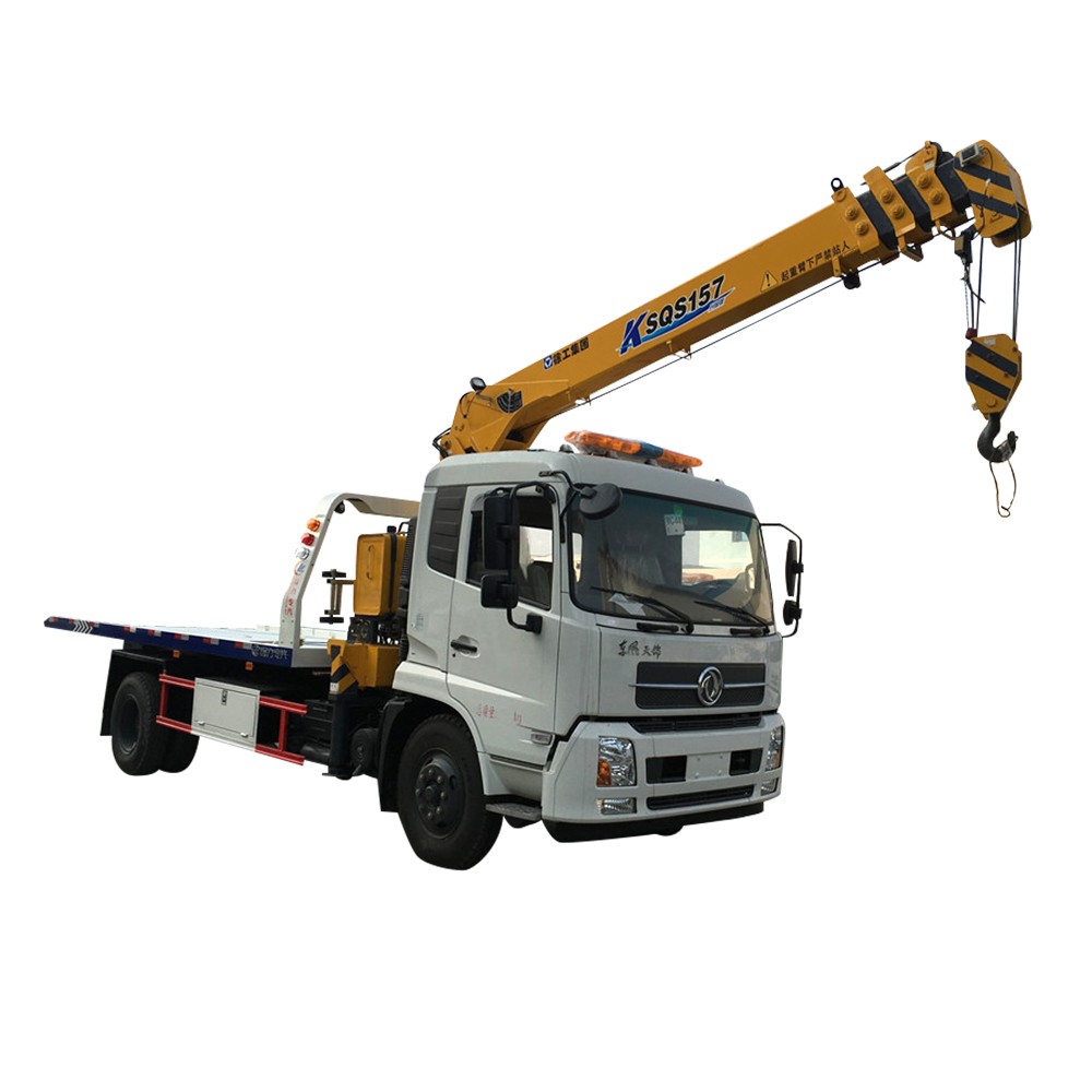 Xe tải cuộn Dongfeng 6 tấn có cần cẩu